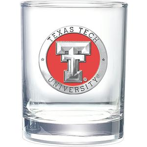 Heritage Pewter Texas Tech Double Old Fashion | Double Rocks Glass 14 OZ for Liquor | Expertly Crafted Pewter Glass