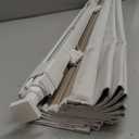 LazBlinds No Drill Roman Shades for Windows, Cordless Blackout Window Shades with UV Protection, Polyester Fabric for Bedroom & Living Room, 30" W x 64" H, Natural