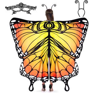 Spooktacular Creations Halloween Butterfly Wings Costume for Women, Butterfly Wings Adult, Womens Halloween Costumes 2025