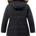 Pefflarge Women's Plus Size Parka Down Coat (Gray), 5X