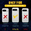 for Google Pixel 9 Pro XL Case - Women Girls Boys Cute Cover Girly Aesthetic Kawaii Unique Design Teens Cool Funny Red Heavy Duty Shockproof Protective Phone Case for Pixel 9 Pro XL 6.8 Inch