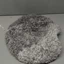 OLANLY Soft Microfiber Bathroom Toilet Lid Cover, Machine Washable Seat Covers, 17.5x15, Stays in Place Rubber Backing, Fits Most Round, Elongated and Oblong Lids, Accessories Decor, Gray (Gray)