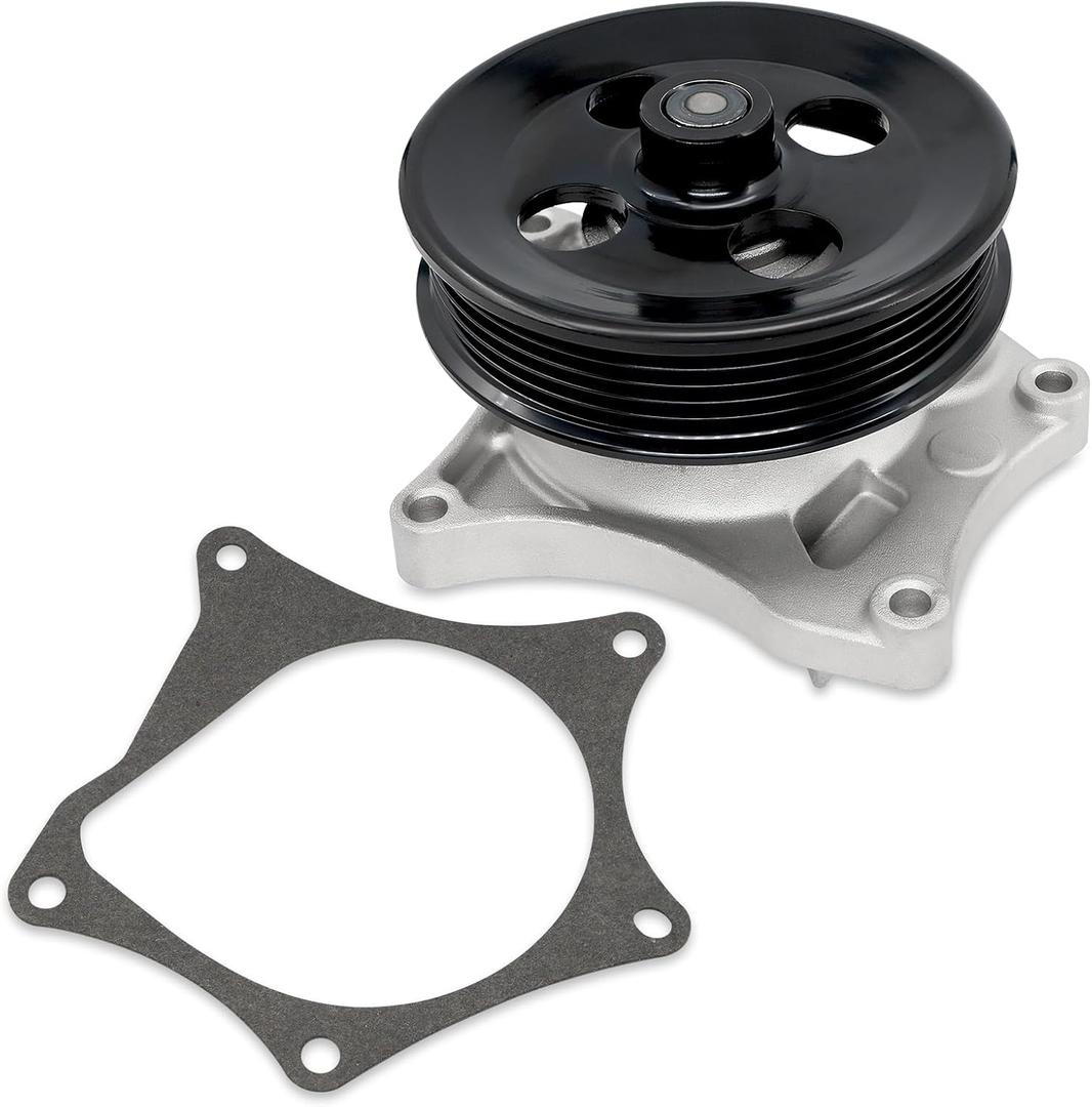 Engine Water Pump with Gasket Pulley, Compatible with 2017-2019 Chevy Cruze, 2018-2021 Equinox, 2016-2022 Malibu, 2016-2021 Spark 2018-2021 GMC Terrain 2016-2019 Buick Encore, Replace# 12667387
