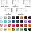 NTBAY Queen Pillowcase Set - 4 Pack Brushed Microfiber 20x30 Pillowcases - Soft, Wrinkle-Free, Fade-Resistant, Stain-Resistant, Navy Blue Pillowcases with Envelope Closure - 20x30 Inches, Navy Blue