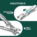 German Nail Clippers for Men Thick Nails, VANWIN Toenail Clippers for Seniors Large Wide Jaw Opening, Heavy Duty No Splash Fingernail Clipper with Safety Lock Nail Clippers with Catcher for Women