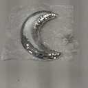 Disco Ball Moon Shape Decoration for Party, Room, Home, Bar, Hanging Disco Decoration Retro Reflective Disco Ball Light Fashion Home Decor (8")