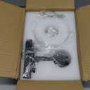 Matte Black Milk Glass Wall Sconces, 1 Pack Hardwired Indoor Wall Light Fixtures for Living Room, Hallway, Bedroom, Ceramic E26 Sockets (Bulbs Not Included)