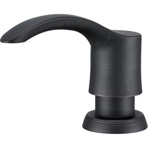 GAGALIFE Kitchen Sink Soap Dispenser with Large Bottle, Built in Sink Soap Dispenser Refill from Top, Oil-Rubbed Bronze