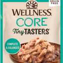 Wellness CORE Flaked Tuna & Salmon in Sauce Tiny Tasters Wet Cat Food, 1.75 oz., Case of 12, BB 13 MAR 2026