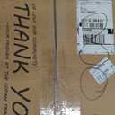 RACE LEAF Chair Cushions 19" x 19" Patio Chair Seat Pads, Set of 2 Thick Fill Tufted Square Patio Cushions, Water-Resistant with Ties for Non-Slip Support, Beige