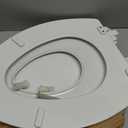 Mayfair NextStep2 Toilet Seat with Built-In Potty Training Seat, Slow-Close, Removable that will Never Loosen, Round, White
