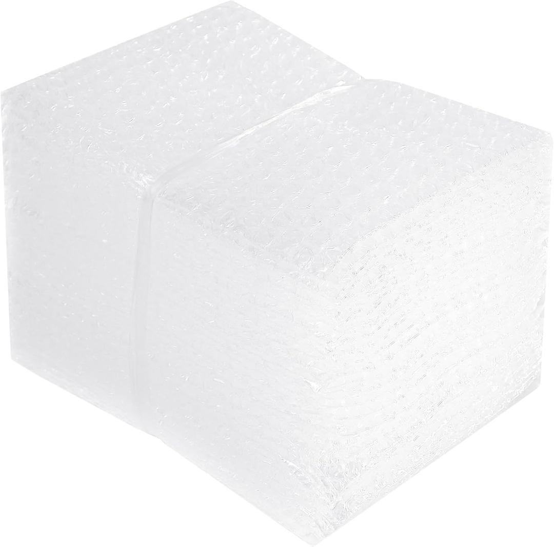 Bubble Pouches Wrap, Clear Not Self-Seal Bubble Out Bags with Double Walled Cushioning, Ideal for Packing, Shipping, Storage, Moving (50PCS-8x10Inches)