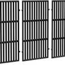 QuliMetal 66089 66097 18.7" Grill Grates for Weber Genesis 2 E-410/E-415/E-435, Grill Parts for Genesis II/LX E-440 Series Gas, Upgraded Cast Iron Grill Grates Replacements for Weber Genesis GS4