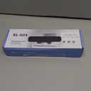 Computer Speakers for Desktop Monitor,Single Speakers for Desktop PC,Laptop Speaker with Loud Sound,Volume Control Easily Clamps to Monitors(USB-C to USB Adapter Included) (Black)