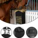 2 Pack Hay Bags for Horses,Goats,Sheep, Horse Hay Nets with Adjustable Straps, Large Top Opening Hook-and-Loop Seals, Durable Hay Feeder for Equine & Livestock