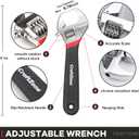10PC Pliers and Wrench Set with Storage Rack Includes Locking | Long Nose | Diagonal Cutter | Groove Joint | Linesman & Mini Plier, Carbon Steel Tool Kit for DIY and Home a Gift for Man