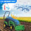 Tractor Cover Waterproof Heavy Duty Tractor Cover 420D Oxford Tractors Seat Covers Tractors Cowling Covers Accessories Compatible with John Deere Kubota Mahindra Bobcat (Blcak, Small)