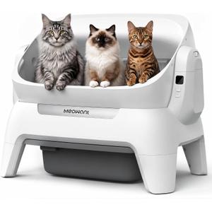 Meowant Automatic Litter Box, Extra Large Space, Safety Infrared Sensors