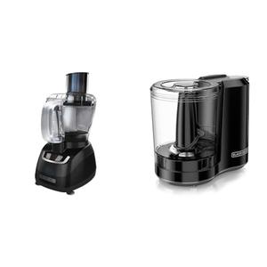 BLACK+DECKER 8-Cup Food Processor, Black, FP1600B &, Improved Assembly, HC300B FreshPrep 3-Cup Electric Food Chopper, capacity, Was used