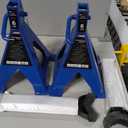 6 Ton Jack Stands Heavy Duty 13,200 LBs,Car Jack Stands for Trucks with Double Pin Locking & Extra Rubber Pads, 15.6"-23.4" Adjustable for Garage, Home, DIY Vehicle Lifting, 1 Pair Blue