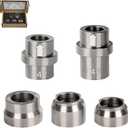 KICKR Thru Axle Adapter Kit Compatible with Wahoo KICKR CORE and KICKR V4 and Newer Models KICKR Thru Axle Kit, Stainless Steel Kit for Enhanced Durability