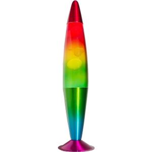 16 Inch Rainbow Lamp Liquid Motion Lamp with 2 Bulbs, Relaxing Mood Lamp for Home, Office, Bedroom, Red, Yellow, Green