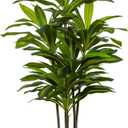Dracaena Artificial Plant Indoor 4FT - Tall Faux Floor Plant in Pot - Large Tropical Fake Tree with Lifelike Leaves - Artificial Dracaena Tree for Home Office Living Room Decor