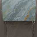 Garden 4 you Folding TV Tray Table TV Dinner Table with Sturdy MDF Top,Eating Trays for Living Room with No Assembly Required 15 x 18.9 x 26 in(Sea Blue,1PC)