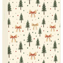 Yomjew 1 Pack Merry Christmas Phone Case for iPhone 14 Plus 6.7", Cute Xmas Christmas Tree Pattern Gifts Case with Aesthetic Bow Design Shockproof Soft Silicone Cover for Girl Women