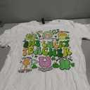 One Lucky Teacher St. Patrick's Day Irish Teacher Lucky Era T-Shirt (White, L)