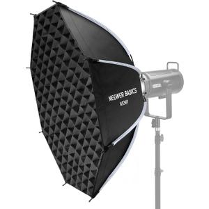 NEEWER Basics Octagonal Softbox Kit for Studio Photography Video Recording Streaming, 35"/90cm Quick Release Bowens Mount Softbox/Grid/Light Diffusers/Bag, for Continuous Lighting Strobe Flash, NS34P