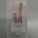 18mm Quick Release Leather Watch Band for Garmin Vivoactive 4s Forerunner 255s 265s Venu 3s Sq 2, Extended Spring Bar (Pink_Beige)