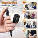 1080P Body Camera Pen, Mini Body Camera with Video or Picture Taking, Surveillance Cam for Indoor Outdoor