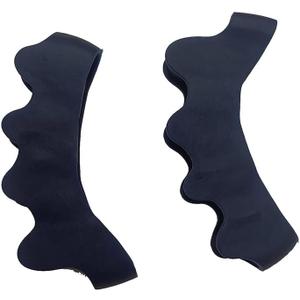 Toe Straightener, Toe Separators for Overlapping Toes, Gel Silicone Straightener Corrector, Spreader Spacers Hallux Valgus and Crooked Toes (1 pairs)