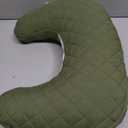 Boppy Nursing Pillow - Ergonomic Bottle & Breastfeeding Pillow with High, Firm, Large Area, Water-Repellent Cushion with Washable Cover; Baby Safety Alliance Verified - Quilted Moss