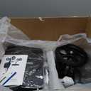 Economy Knee Scooter Steerable Knee Walker for Foot Injuries Compact Crutch Alternative with Dual Braking System (Black)