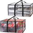 ClearSpace Oversized Moving Bags or Storage Bag  Large Moving Tote with Carry Belt, Zippers & Handles  Reinforced Packing Bags for Moving, Student Apartments, Holiday Storage, 2 Pack