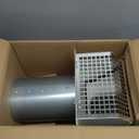 6 Inch Hooded Wall Vent Cover, Dryer Exhaust Vent Metal Mesh Cover Outside, Wall Vents Cover Cap Exterior Air Exhaust with Pest Bird Guard, Screen and Damper for Kitchen Bathroom House Range Hood HVAC (White)