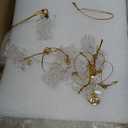 Chengu 16 Pieces Glass Angel Ornaments for Christmas Tree Clear Glass Ornaments Mini Hanging Blessing Crystal Angel Pendant Beautiful Christmas Tree Decorations for Xmas Party Decor