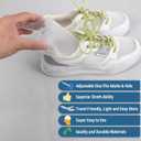 Grevosea 6 Pairs Shoe Trees for Women, Boot Inserts to Keep Shape Plastic Shoe Shaper Inserts Clear Shape Holder Boot Tree Crease Protectors for Sneakers Leather and Boot