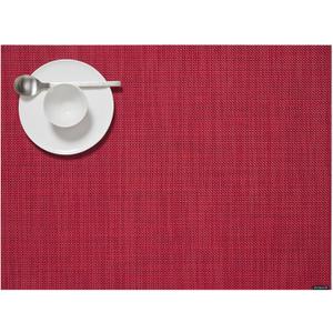 Chilewich Mini Basketweave Placemats, Woven Rectangle Placemats Set of 4, 14"x19"