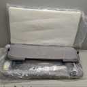 Semphis Baby Bassinet, 3 in 1 Bassinets Bedside Sleeper, Adjustable Height Bedside Sleeper with Rocking Mode, Breathable Mesh, Storage Basket, Wheels, Easy Assemble & Folding (Gray) (Grey)