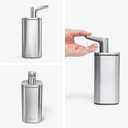 simplehuman 10 oz. Pulse Pump, Liquid Soap Dispenser, Drip Free Hand Soap Pump, Brushed Stainless Steel