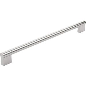 Richelieu BP527288195 Avellino Collection Brushed Nickel Cabinet Handle 11 3/8 inch (288 mm) Center to Center Cabinet Bar Pull, Modern Drawer Pull for Kitchen, Bathroom, and Dresser, 1 Pack