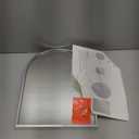 MYlovelylands 10x13 inch Silver Small Arched Mirror for Bathroom Vanity Mirror or Wall Decor Arch Mirror Brushed Metal Frame Wall Mounted Mirror for Bathroom LivingRoom Bedroom Entryway