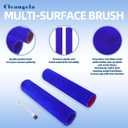 Wash G1 Roller Brush Replacement for Dyson Wash G1 Wet Cleaner Floor Scrubber Machine Vacuum Attachments Counter-Rotating Primary Rollers 2 Pack Highly Absorbent Microfiber Brush Rollers