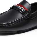 Bruno Marc Boy's Loafer Slip-On Dress Shoes (1 Little Kid, Black)