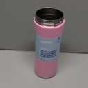 Owala FreeSip Insulated Stainless Steel Water Bottle with Straw for Sports and Travel, BPA-Free Sports Water Bottle, 24 oz, Pink, Angel Food Cake