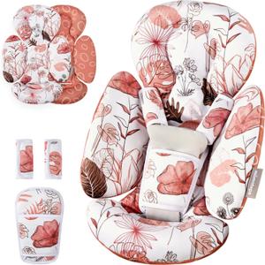 Infant Insert Compatible with 4moms Mamaroo & Graco Swing and Infant Car Seat, Stroller, Other Baby Swing, Rocker, Bouncer, Bassinet Newborn Insert Head & Body Support Cushion, Reversible Design, 1"D x 1"W x 1"H
