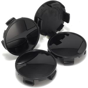 2.5In Wheel Center Cap for 2015-2025 Ford F150 Expedition Ranger Taurus Bronco Rim Hubcap PN: HL3V-1A096 HL3Z-1A096 HL3Z-1130 KL3V-1A096 ML3V-1A096, 4 PCS, Gloss Black